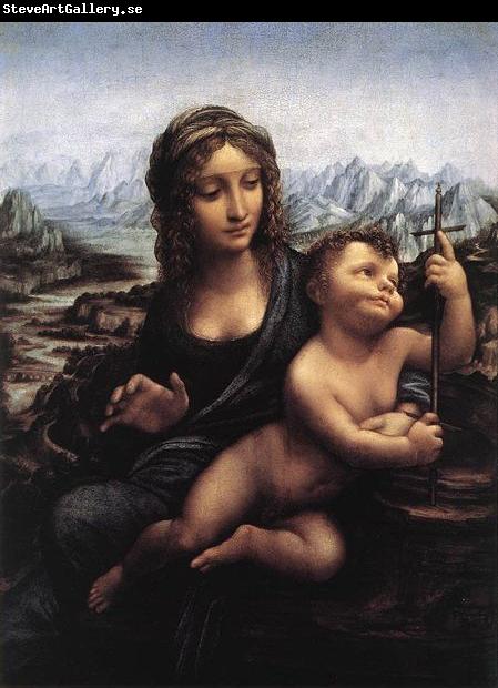 LEONARDO da Vinci Madonna with the Yarnwinder